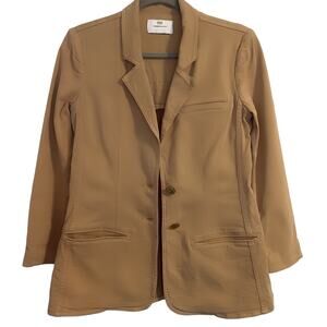 Current Elliott Jacket Women's Size XS Gold Button Detail Pockets Blazer